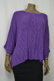 Billy B Trui Top Imma Cable bright purple