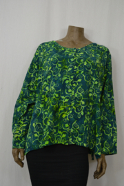 Billy B Blouse Marlieke lange mouw groen