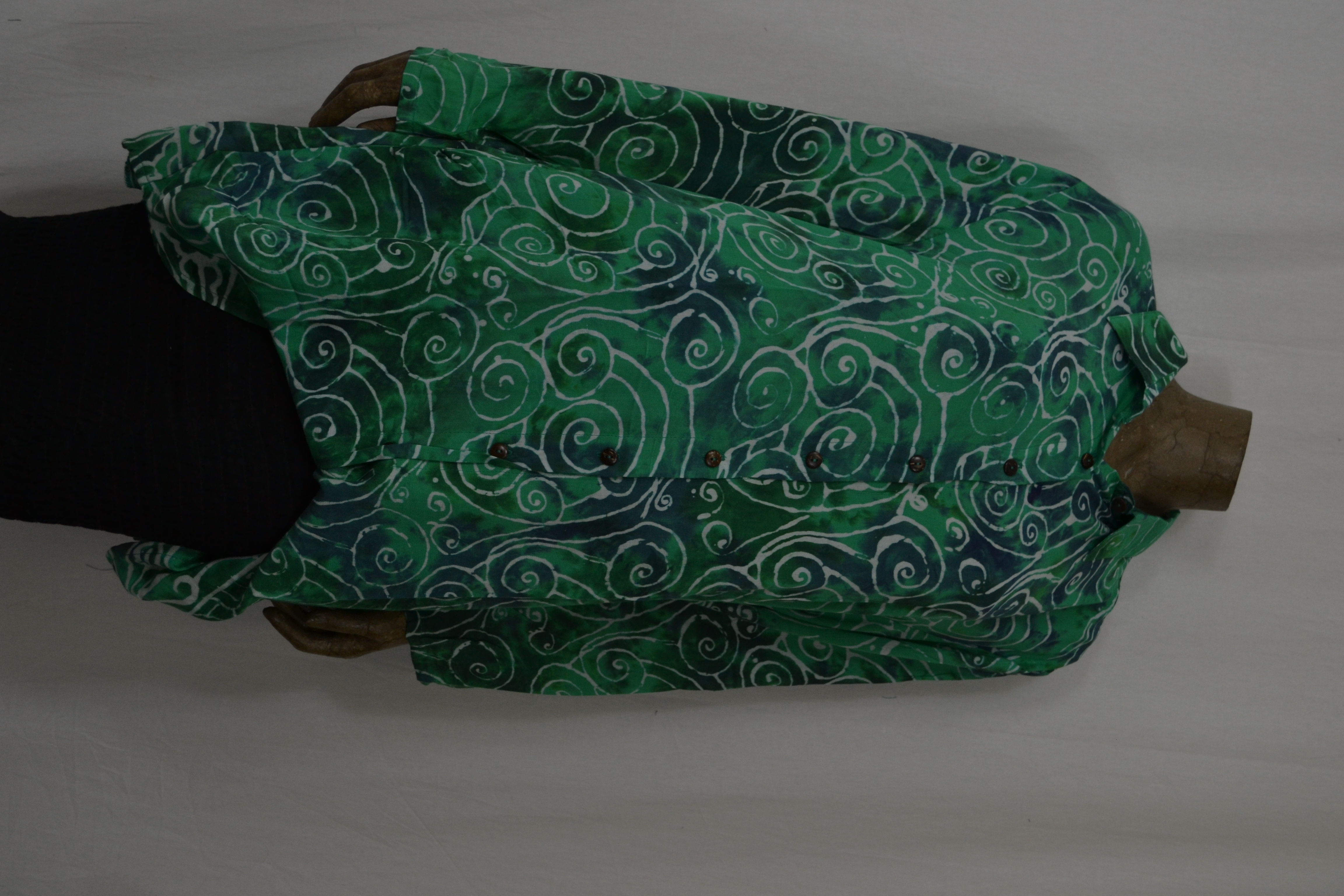 Billy B Blouse B213 zomer groen met tekening
