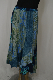 Billy B Rok 091 blauw patch met schuine banen