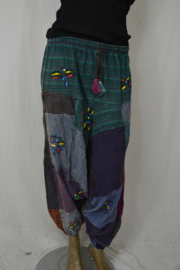 Double Dorji Suave Broek groen paars