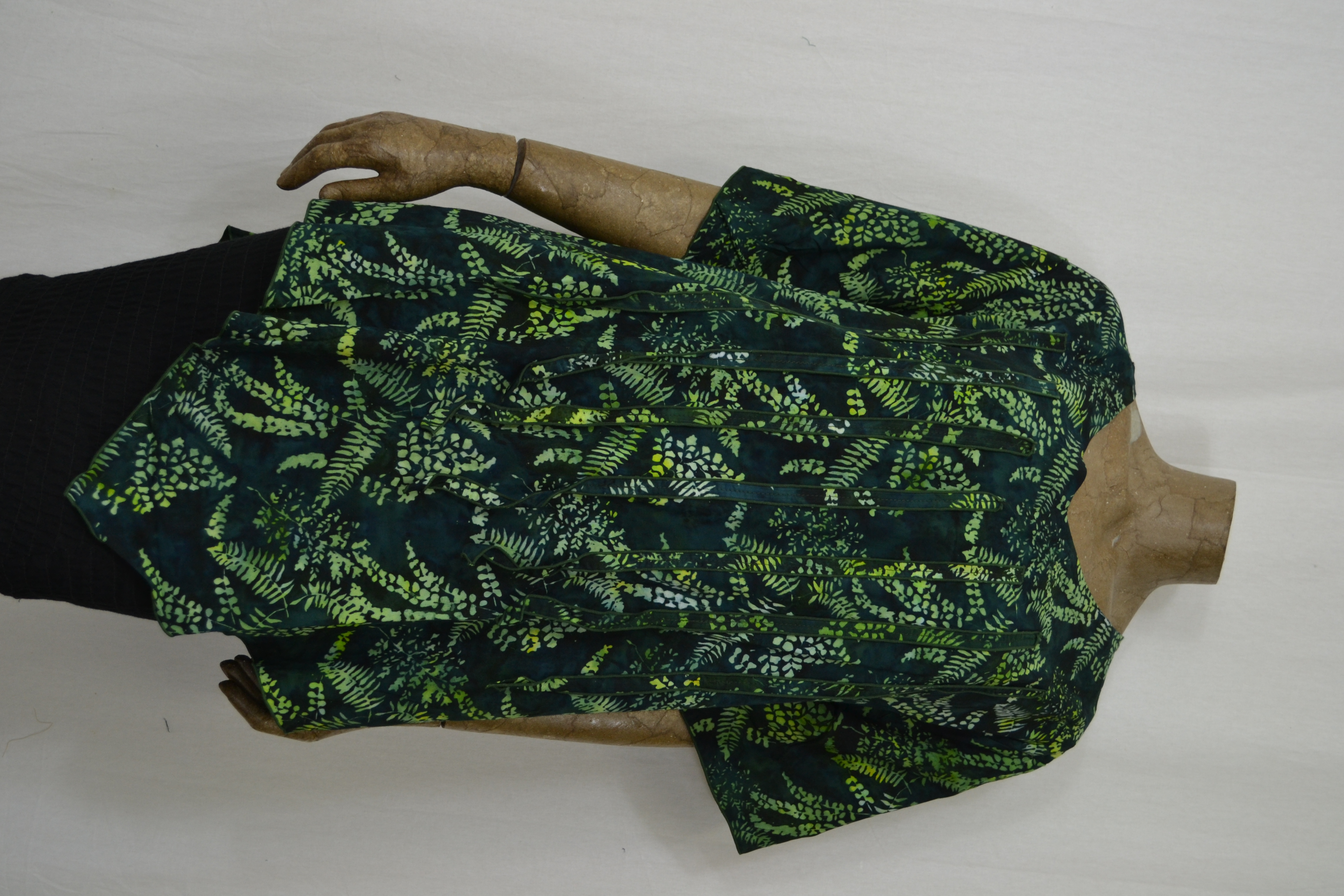 Billy B Blouse  B144 korte mouw groen