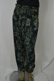 Billy B Pant Aladin Suave grijs/blauw met blad