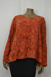 Billy B Blouse Marlieke lange mouw oranje