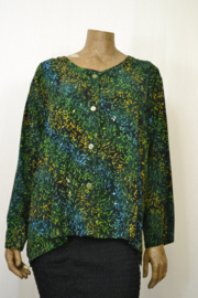 Disini Blouse Afke van alles groen