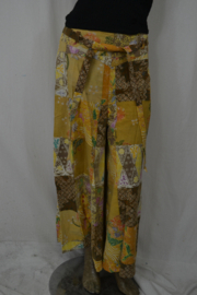 Billy B Broek tied up beige/geel mt.M