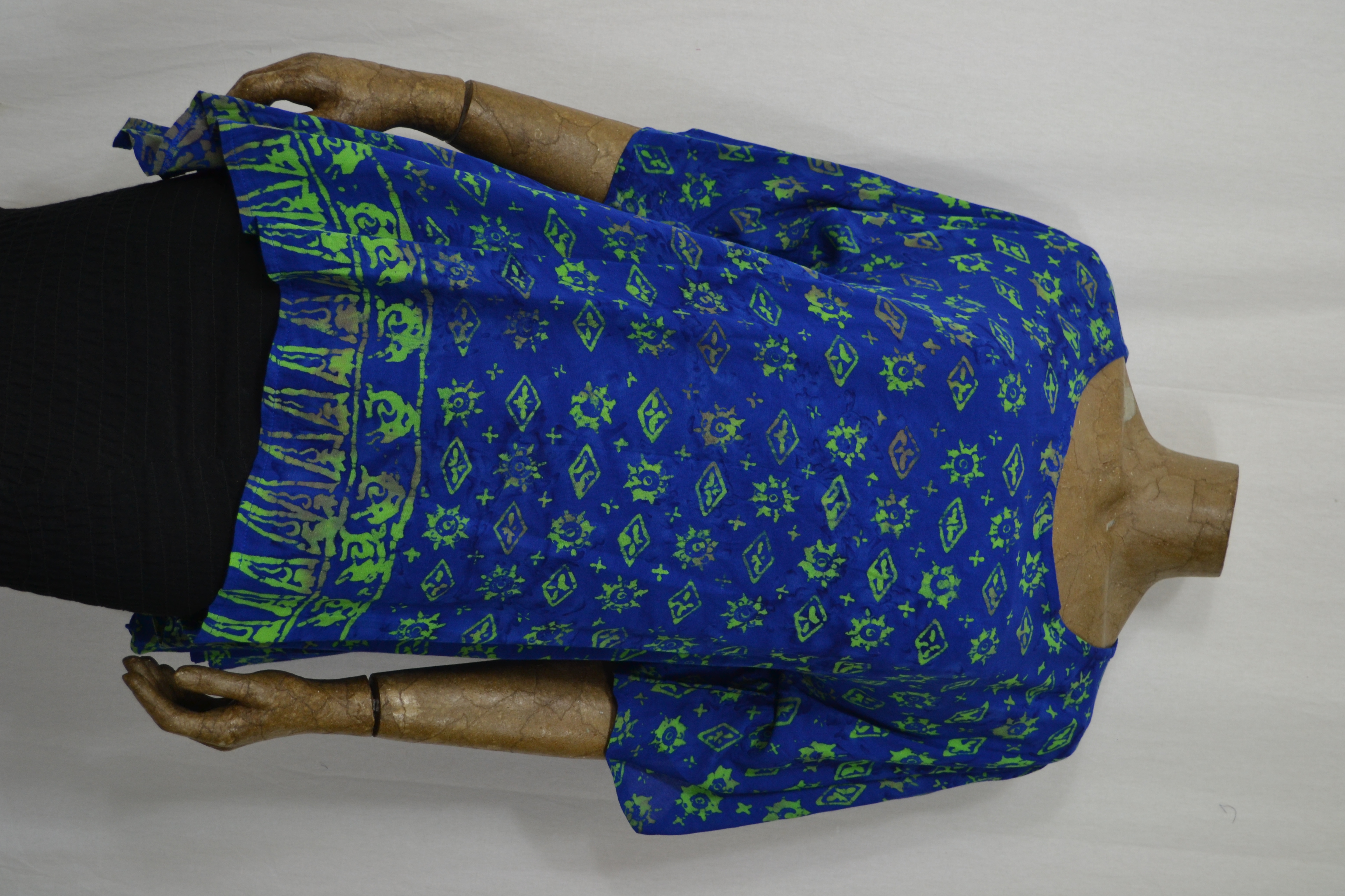Billy B Blouse Top Meteor zomer blauw klein groen