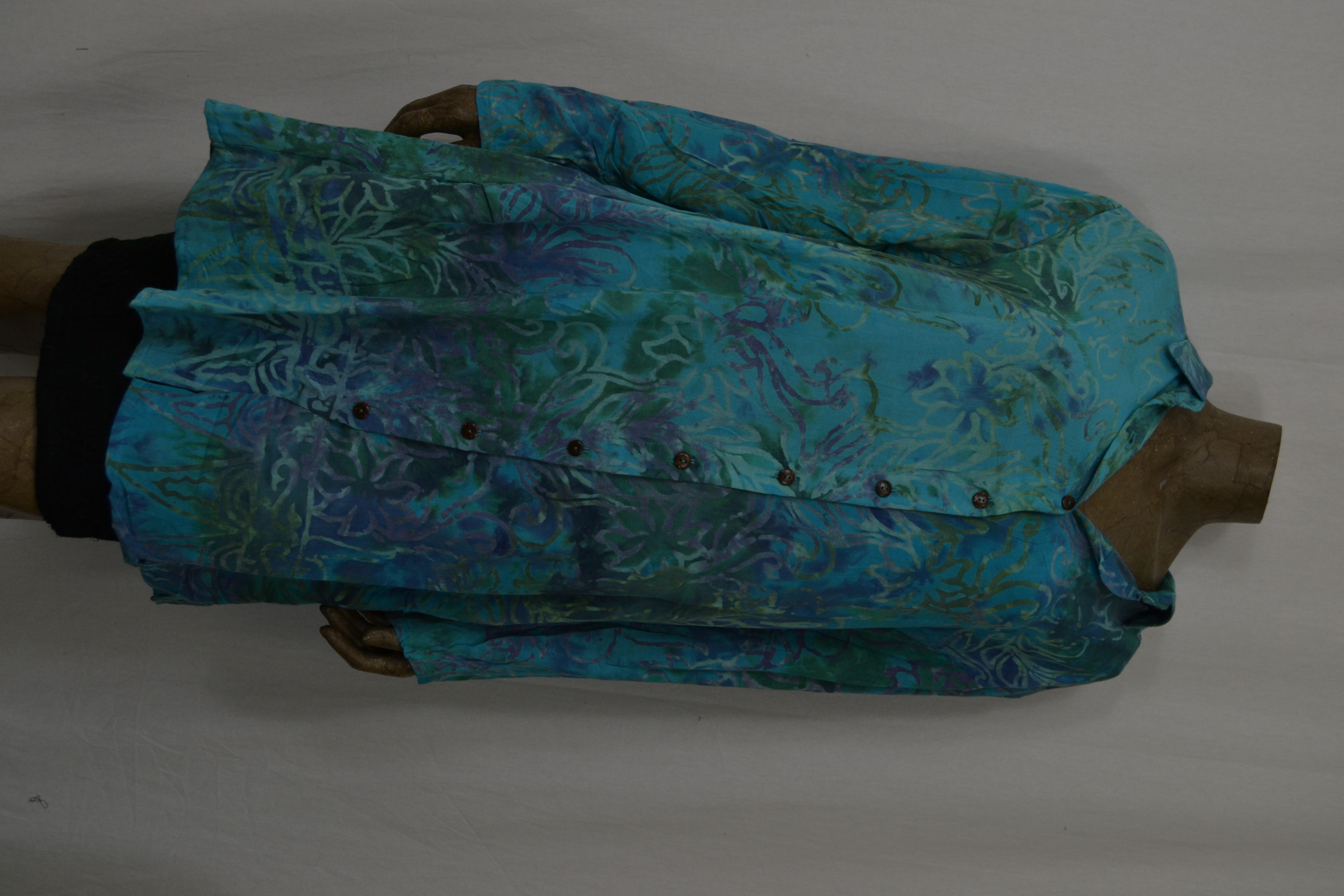 Billy B Blouse B213 zomer paars blauw groen