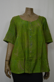 Billy B Blouse 215 mix batik groen