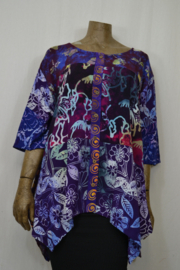 Normal Crazy Blouse Big Wizard paars patch