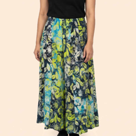 Billy B Broek rok Cullotte wijd blauw/geel/wit