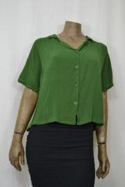Billy B Blouse B214 met kraag green nr. 8