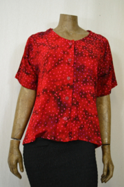 Billy B Blouse B177 rood Dot S/M