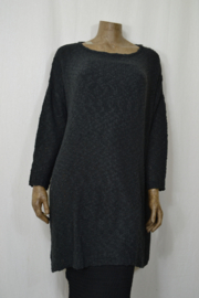 Billy B Dress Candra lang knoopjes achter zwart