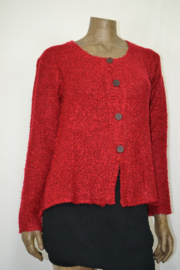 Billy B Vest Cardigan Carrie d. red