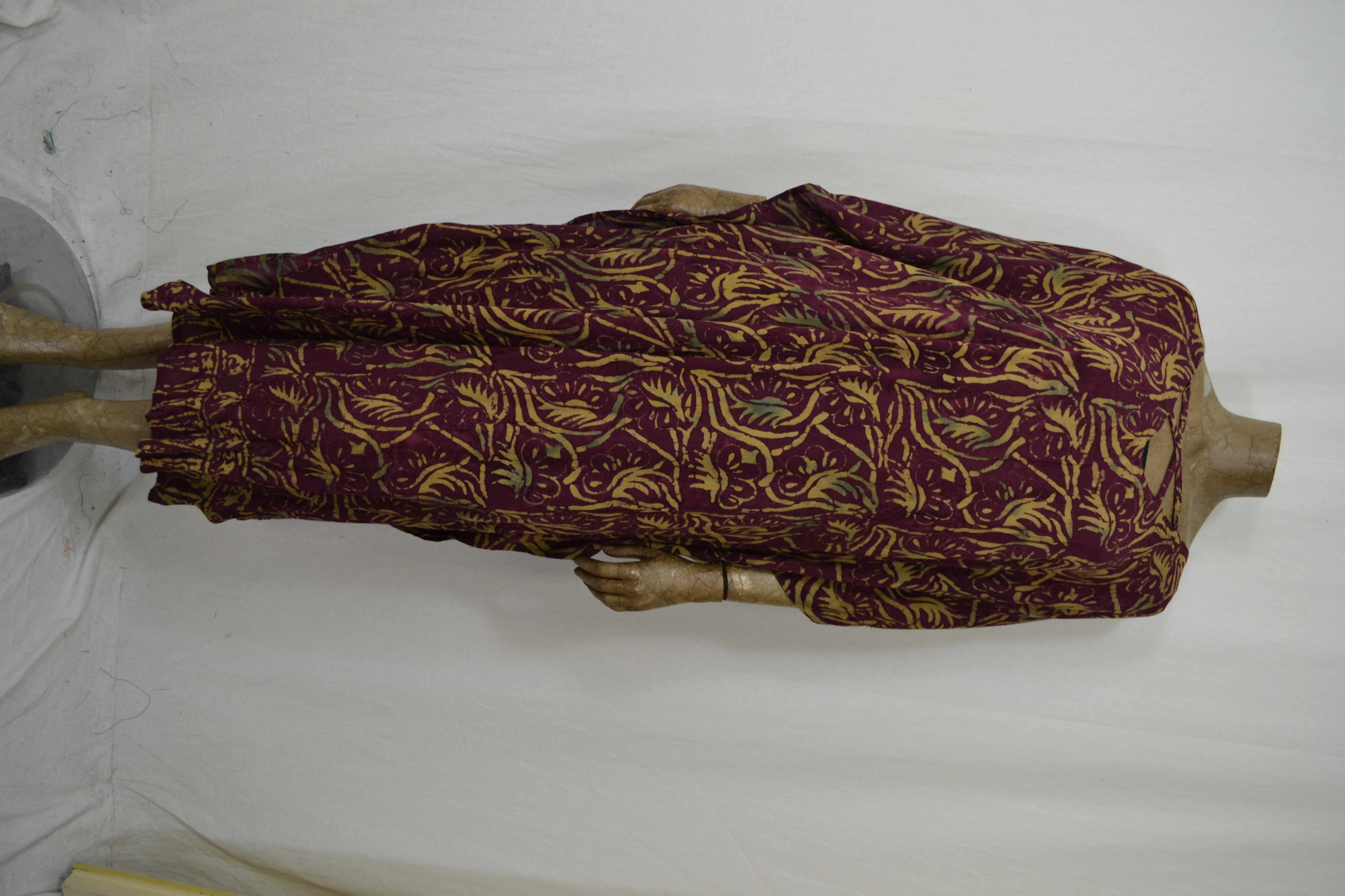 Billy B Kaftan B169 lang kruis voor of achter dragen rood paars taupe