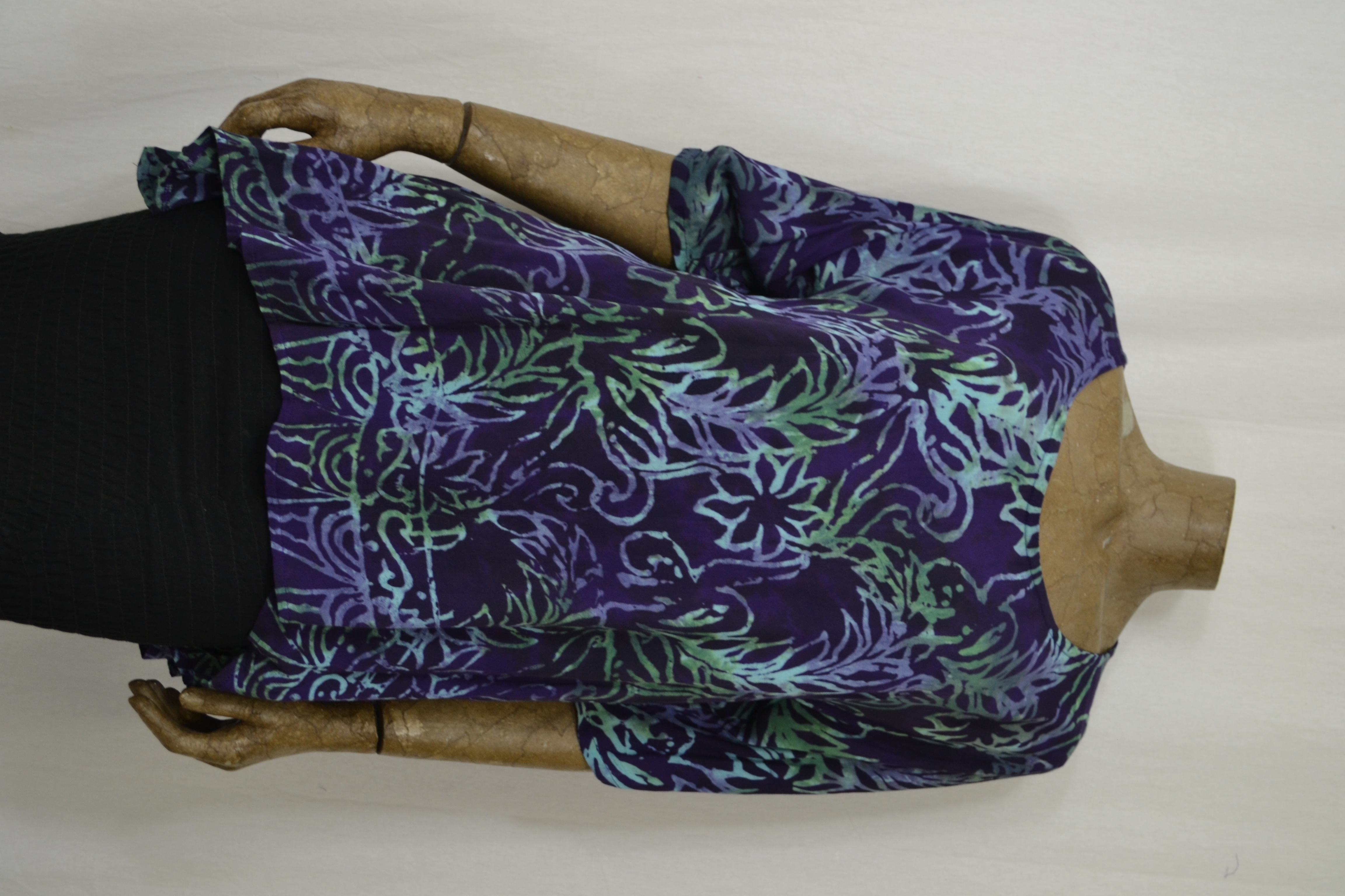Billy B Blouse Top Meteor zomer paars blauw groen