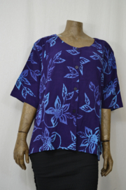 Billy B / Disini Blouse Marlieke paars/blauw