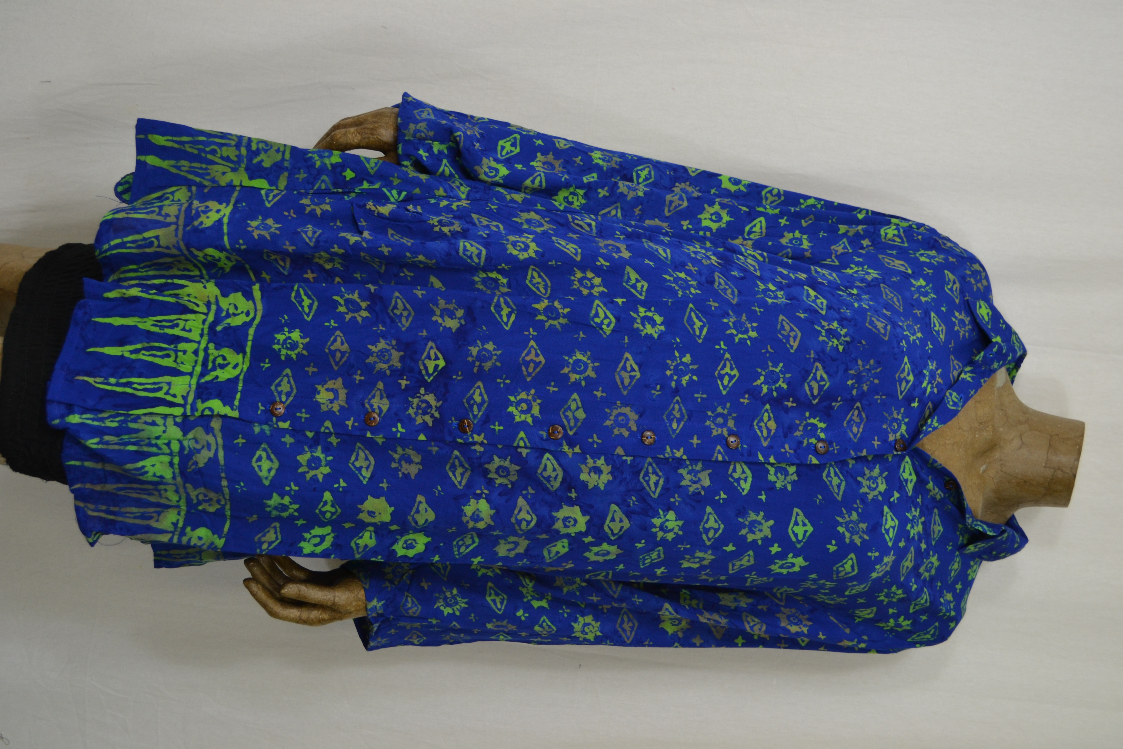 Billy B Blouse B213 zomer groen maixma blauw