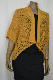Billy B Vest Cardigan Anne mustard