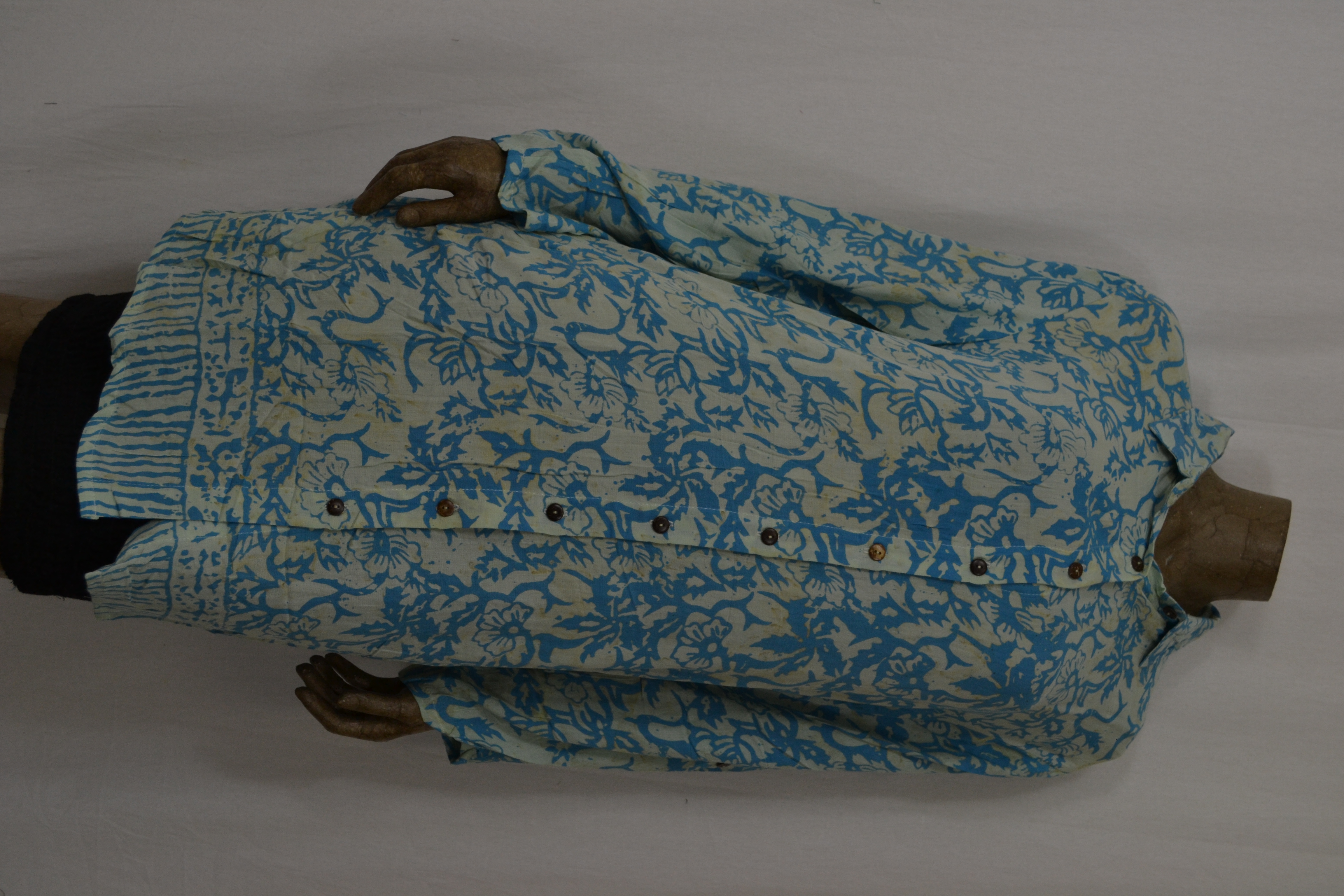 Billy B Blouse B213 zomer roomwit licht blauw