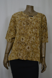 Billy B Blouse Marlieke  goud/geel bloem