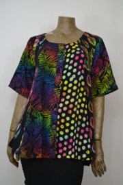 Normal Crazy Blouse New Aline patch, zwart bal kan iets verschillen