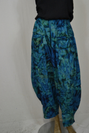 Normal Crazy Pant Sindy +10 Batik blauw/groen