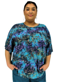 Luna shirt Joyce 18 bluepurpklflwr