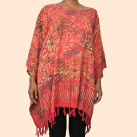 Normal Crazy Kaftan/Blouse roze taupe bewerkt