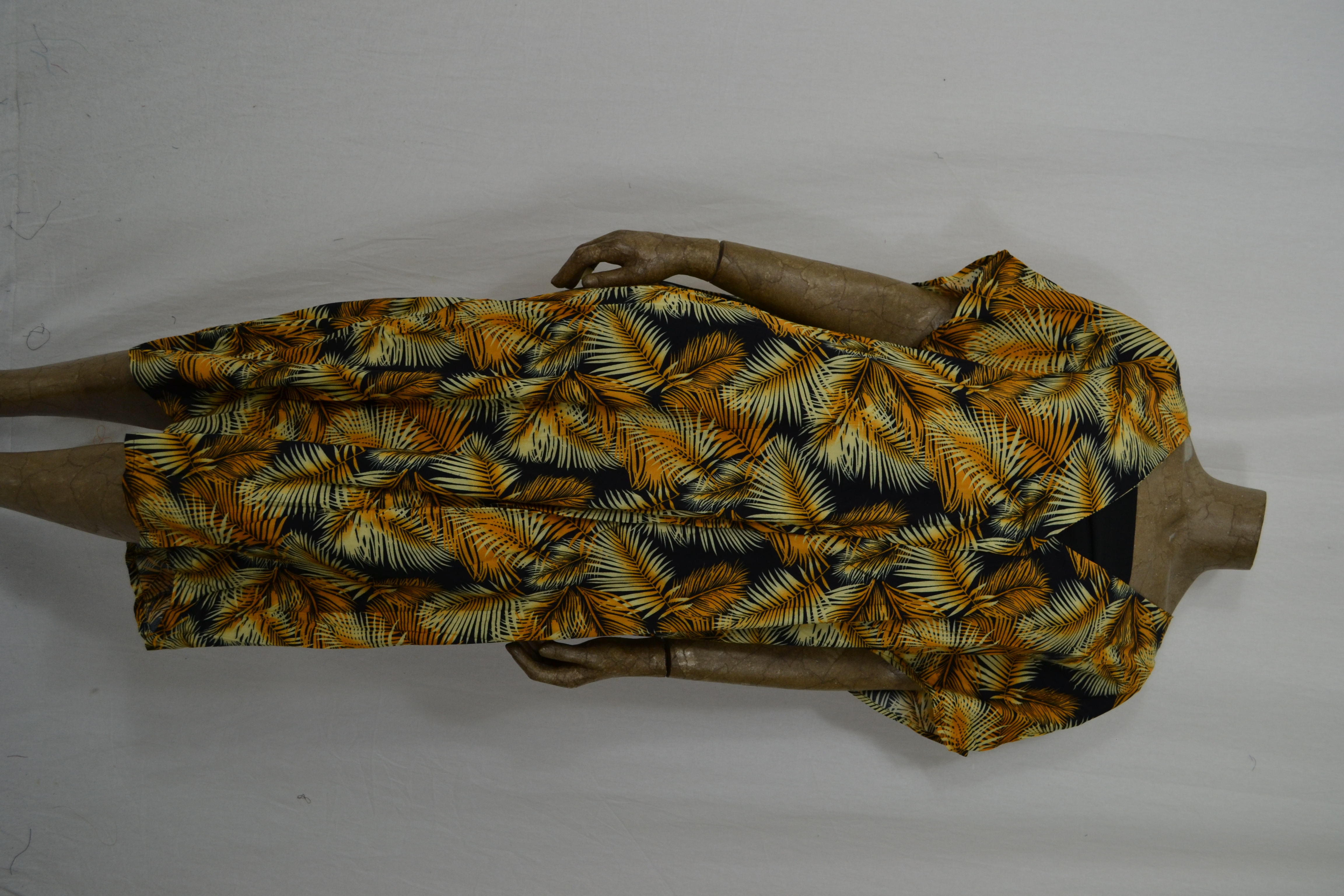 Billy B Kaftan Dress Robin veel gele varens