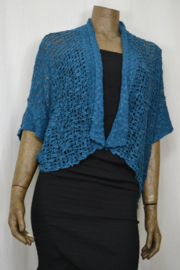 Billy B Vest Cardigan Anne teal