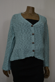 Billy B Vest Cardigan Marijke uitlopende mouwen Ice