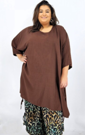 Luna lange Tuniek Ebony 84 brownf