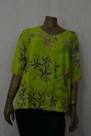 Billy B  Blouse Marlieke geel groen