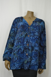 Billy B Jacket/ Blouse Noor 2-zijdig draagbaar blauw / licht blauw