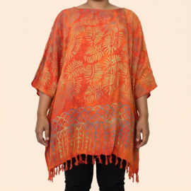 Normal Crazy Kaftan/Blouse oranje met takken