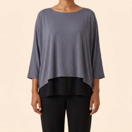 Billy B Shirt kort dark grey