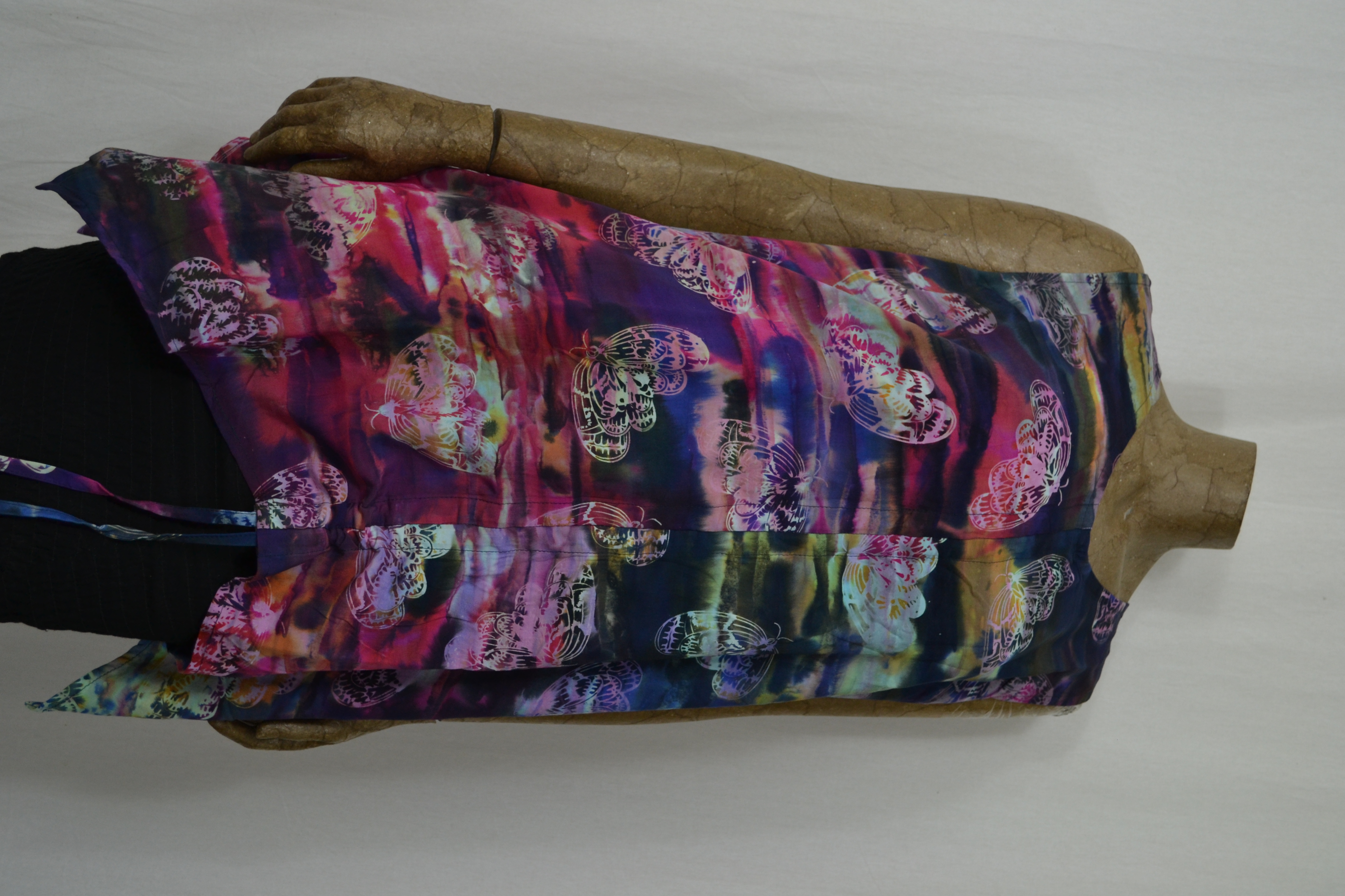 Billy B Blouse P046 met zijzakken gevlekt met vlinders