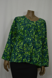 Billy B Blouse Marlieke groen lange mouw