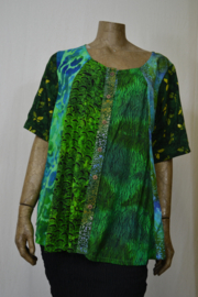 Normal Crazy Blouse New Mosa Aline groen patch