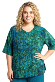 Luna Blouse Dallas 13 bluegreentkj