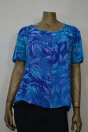 Billy B Blouse B202 blauw mt. s/m