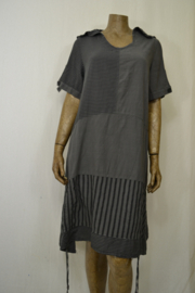 Keeko jurk met kraag grijs mt. 2