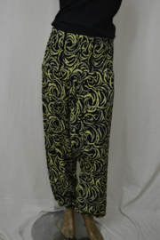 Billy B Pant Aladin Suave pijpen met elastiek blauw/geel/zwart takken