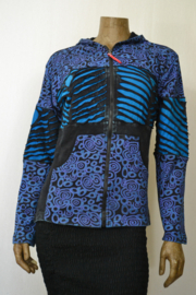 Laxman Vest met capuchon xxl  blauw/zwart