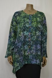 Normal Crazy Blouse Big  wizard groen/groen blad