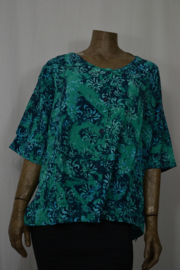 Billy B /Disini/ Blouse Marlieke groen blauw