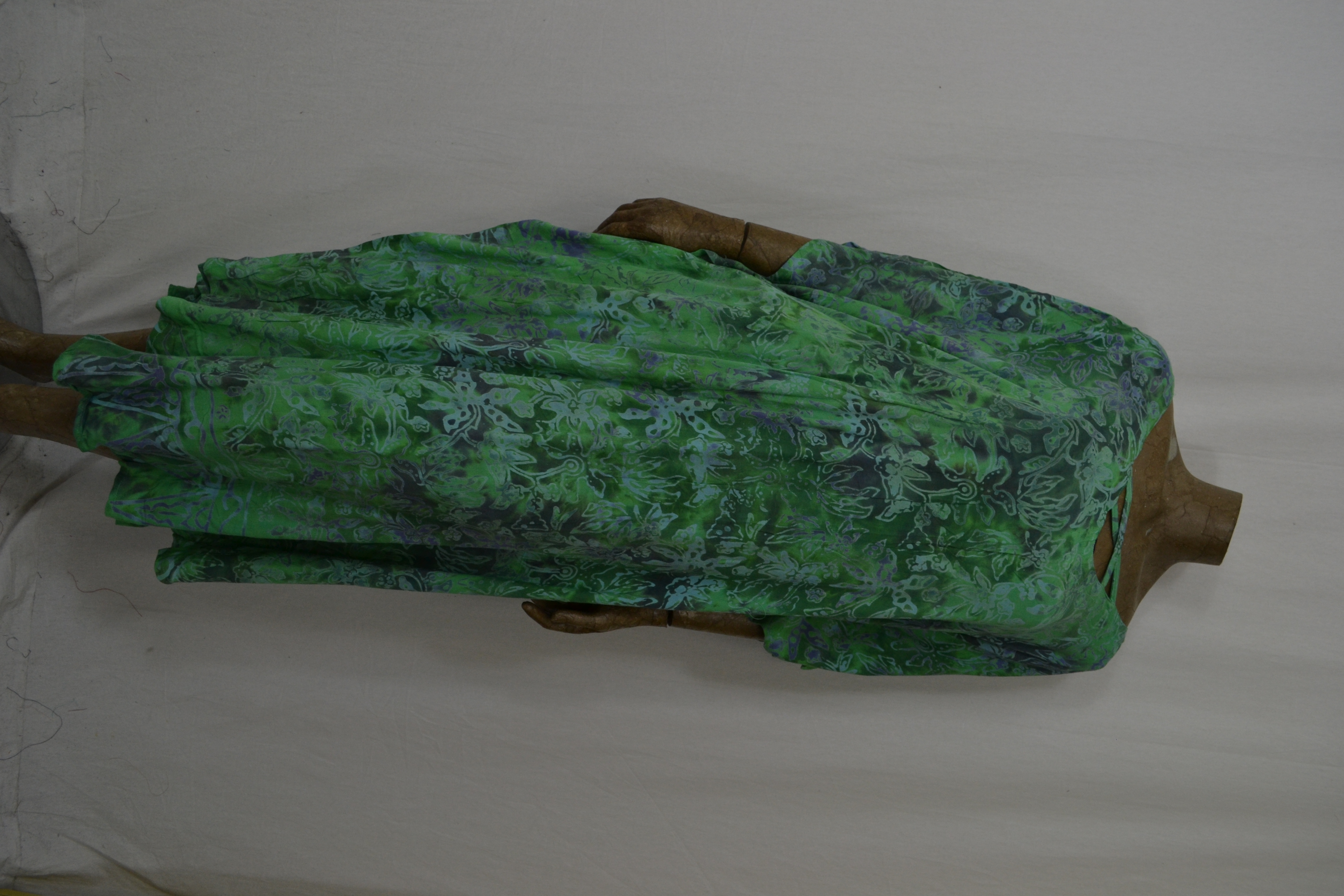 Billy B Kaftan lang B169 kruis voor of achter dragen groen paars
