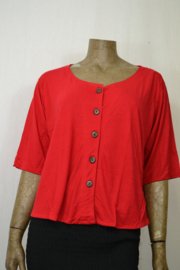 Normal Crazy Shirt / Vest  Button s/s Red
